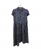 COMME des GARCONS COMME des GARCONSコムデギャルソン コムデギャルソン）の古着「総柄ワンピース」｜ネイビー