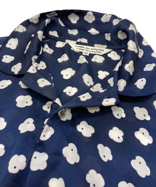 COMME des GARCONS COMME des GARCONS（コムデギャルソン コムデギャルソン）COMME des GARCONS COMME des GARCONS (コムデギャルソン コムデギャルソン) 総柄ワンピース ネイビー サイズ:Mの古着・服飾アイテム