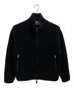 TOMORROW LAND tricotトゥモローランド トリコ）の古着「ウールパイルニットブルゾン」｜ブラック