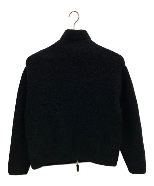 TOMORROW LAND tricot（トゥモローランド トリコ）TOMORROW LAND tricot (トゥモローランド トリコ) ウールパイルニットブルゾン ブラック サイズ:Sの古着・服飾アイテム