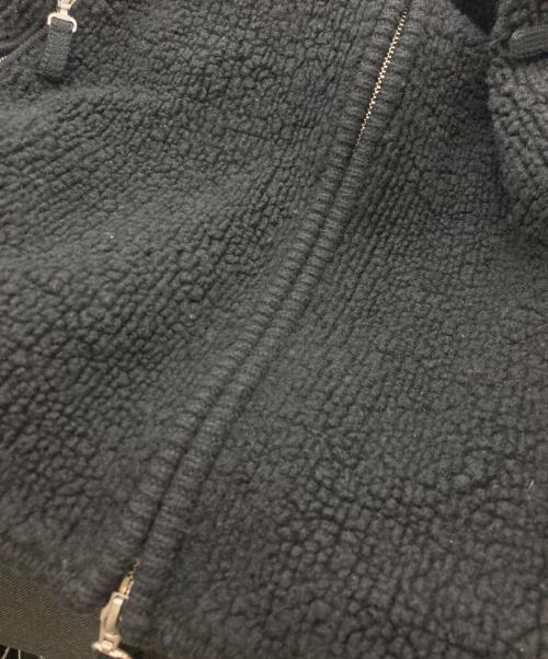 TOMORROW LAND tricot（トゥモローランド トリコ）TOMORROW LAND tricot (トゥモローランド トリコ) ウールパイルニットブルゾン ブラック サイズ:Sの古着・服飾アイテム