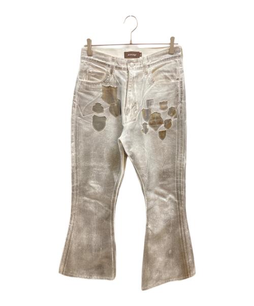 MASU BOYS（エムエーエスユー ボーイズ）MASU BOYS (エムエーエスユー ボーイズ) EMBLEM BELL-BUTTOM シルバー サイズ:44の古着・服飾アイテム