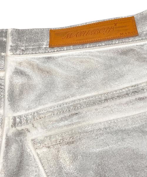 MASU BOYS（エムエーエスユー ボーイズ）MASU BOYS (エムエーエスユー ボーイズ) EMBLEM BELL-BUTTOM シルバー サイズ:44の古着・服飾アイテム
