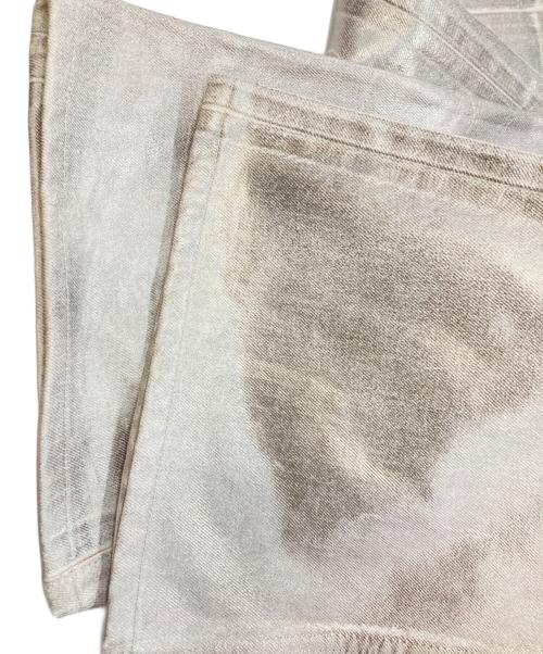 MASU BOYS（エムエーエスユー ボーイズ）MASU BOYS (エムエーエスユー ボーイズ) EMBLEM BELL-BUTTOM シルバー サイズ:44の古着・服飾アイテム