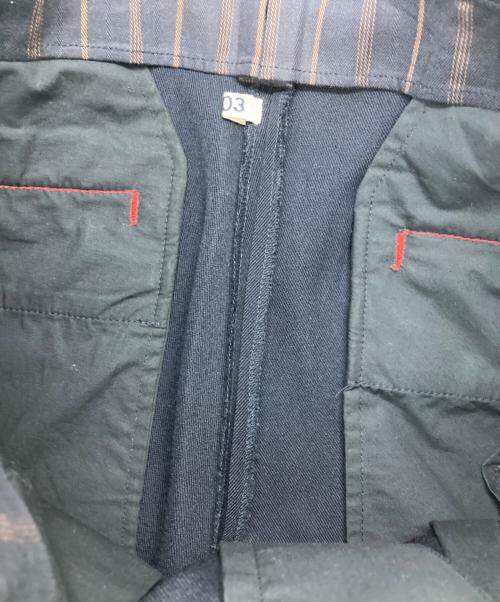 KOHKI（コッキ）KOHKI (コッキ) ステッチタックパンツ ネイビー サイズ:1の古着・服飾アイテム