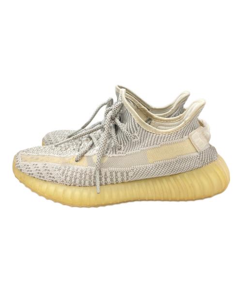 adidas（アディダス）adidas (アディダス) ローカットスニーカー ホワイト×グレー サイズ:24.5cmの古着・服飾アイテム