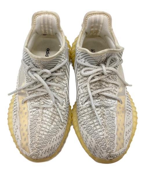 adidas（アディダス）adidas (アディダス) ローカットスニーカー ホワイト×グレー サイズ:24.5cmの古着・服飾アイテム