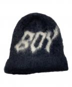 CELINEセリーヌ）の古着「22AW BOY DOLL ボーイドール モヘア ニット帽」｜ブラック