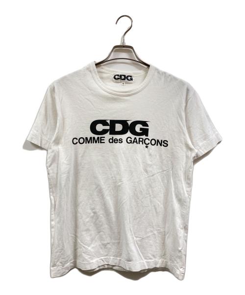 CDG（シーディージー）CDG (シーディージー) プリントTシャツ ホワイト サイズ:Ｍの古着・服飾アイテム