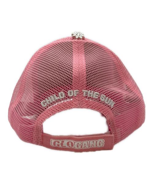 GLOGANG（グローギャング）GLOGANG (グローギャング) メッシュキャップ ピンクの古着・服飾アイテム