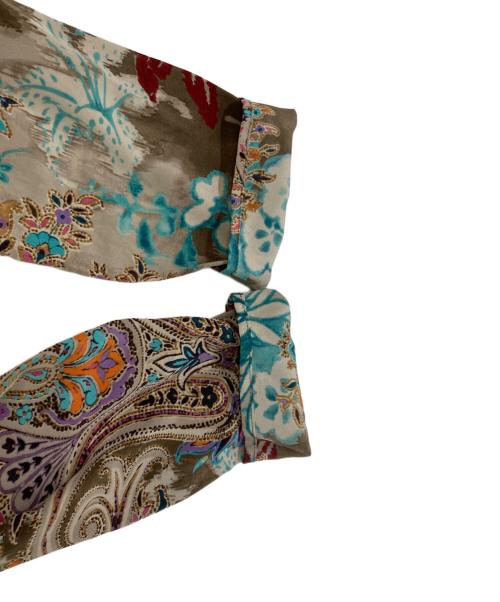 ETRO（エトロ）ETRO (エトロ) シルクワンピース ベージュ サイズ:38の古着・服飾アイテム