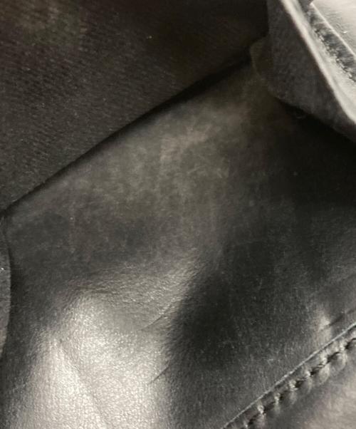 Vivienne Westwood（ヴィヴィアンウエストウッド）Vivienne Westwood (ヴィヴィアンウエストウッド) オーブ型押し2つ折り財布 ブラックの古着・服飾アイテム