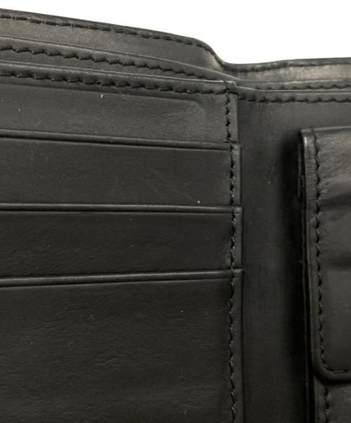 Vivienne Westwood（ヴィヴィアンウエストウッド）Vivienne Westwood (ヴィヴィアンウエストウッド) オーブ型押し2つ折り財布 ブラックの古着・服飾アイテム