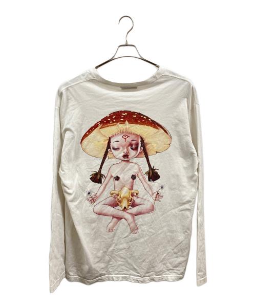 KIDILL（キディル）KIDILL (キディル) Trevor Brown bambiオーバーサイズロンT ホワイト サイズ:不明の古着・服飾アイテム