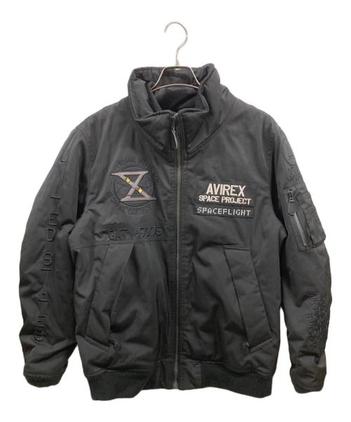 AVIREX（アヴィレックス）AVIREX (アヴィレックス) フライトジャケット ブラック サイズ:XLの古着・服飾アイテム