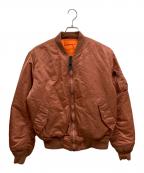 ALPHAアルファ）の古着「フライトジャケット」｜レッド