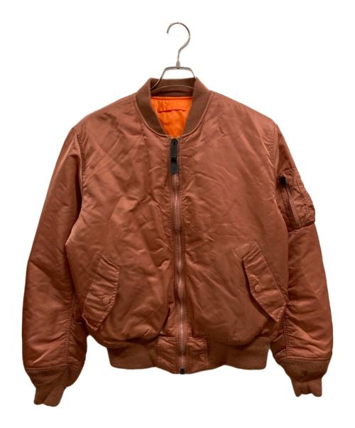 ALPHA（アルファ）ALPHA (アルファ) フライトジャケット レッド サイズ:Mの古着・服飾アイテム