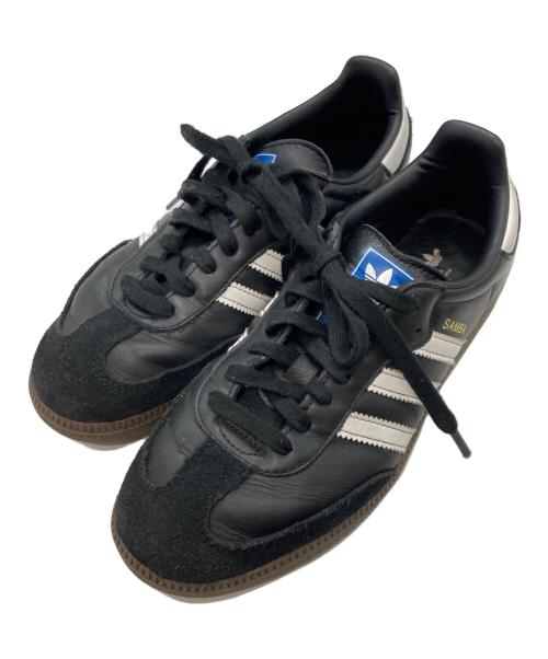 adidas（アディダス）adidas (アディダス) ローカットスニーカー ブラック サイズ:24.5の古着・服飾アイテム