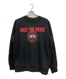 DIESEL（ディーゼル）の古着「S-GIRK-K13プリントスウェット」｜ブラック