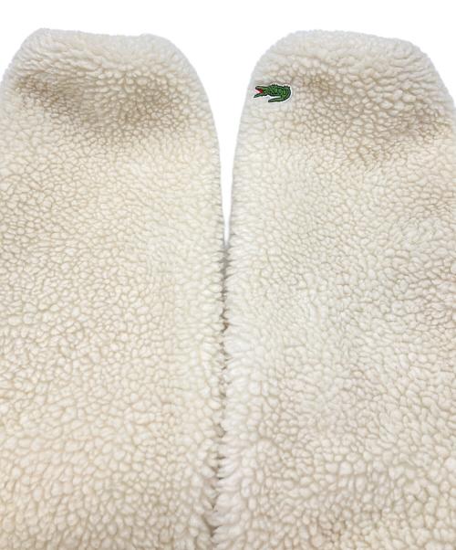 LACOSTE（ラコステ）LACOSTE (ラコステ) Fleece Boa Blouson ホワイト サイズ:Lの古着・服飾アイテム