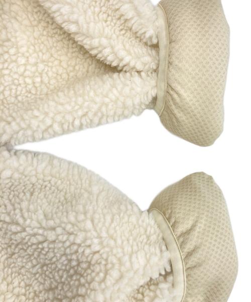 LACOSTE（ラコステ）LACOSTE (ラコステ) Fleece Boa Blouson ホワイト サイズ:Lの古着・服飾アイテム