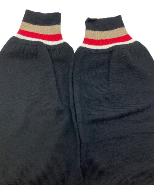 BLUE LABEL CRESTBRIDGE（ブルーレーベルクレストブリッジ）BLUE LABEL CRESTBRIDGE (ブルーレーベルクレストブリッジ) ラインニットセットアップ ブラック サイズ:38の古着・服飾アイテム