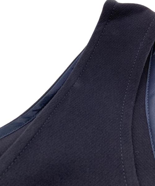 BLUE LABEL CRESTBRIDGE（ブルーレーベルクレストブリッジ）BLUE LABEL CRESTBRIDGE (ブルーレーベルクレストブリッジ) オールインワン ネイビー サイズ:36の古着・服飾アイテム