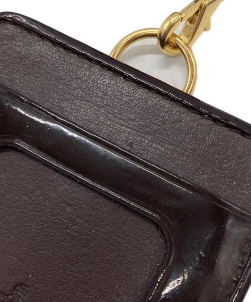 Vivienne Westwood（ヴィヴィアンウエストウッド）Vivienne Westwood (ヴィヴィアンウエストウッド) ビッグオーブパスケース レッド×ブラウンの古着・服飾アイテム