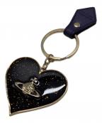 Vivienne Westwoodヴィヴィアンウエストウッド）の古着「ミラーハートキーリング」｜ネイビー×ゴールド