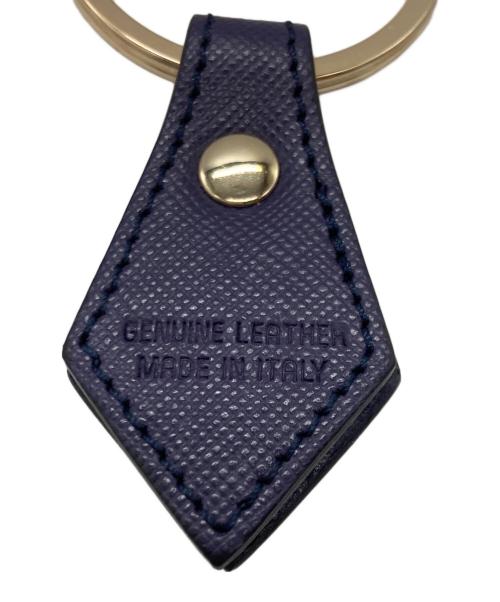 Vivienne Westwood（ヴィヴィアンウエストウッド）Vivienne Westwood (ヴィヴィアンウエストウッド) ミラーハートキーリング ネイビー×ゴールドの古着・服飾アイテム