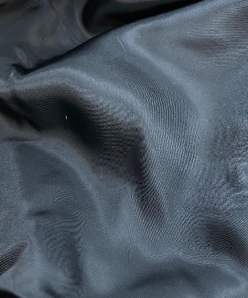 HEATH（ヒース）HEATH (ヒース) 袖レザースタジャン ブラック×グレー サイズ:Mの古着・服飾アイテム