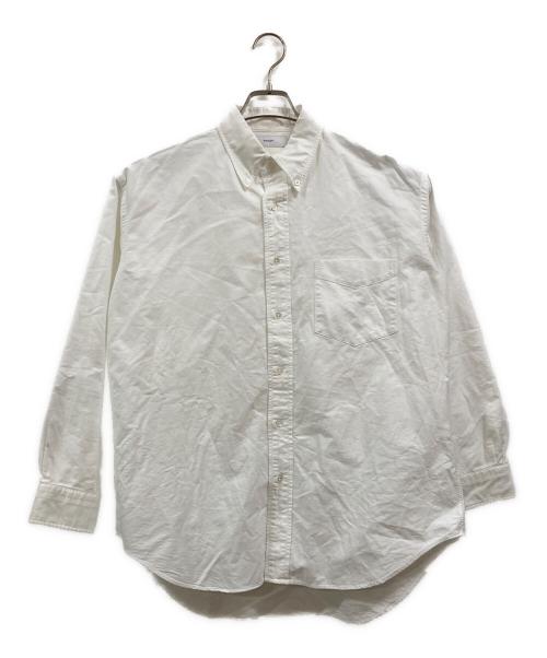 Graphpaper（グラフペーパー）Graphpaper (グラフペーパー) OXFORD L/S B.D BOX SHIRT ホワイト サイズ:1の古着・服飾アイテム