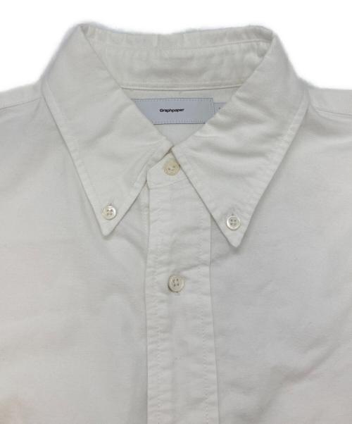 Graphpaper（グラフペーパー）Graphpaper (グラフペーパー) OXFORD L/S B.D BOX SHIRT ホワイト サイズ:1の古着・服飾アイテム