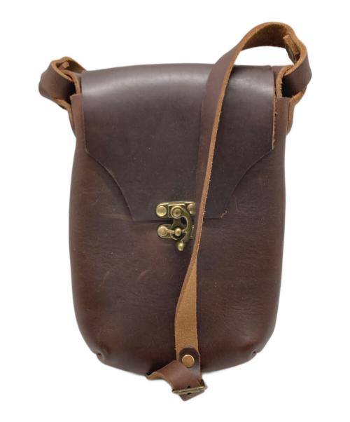 fernand（フェルナンド）fernand (フェルナンド) レザーショルダーポーチ ブラウンの古着・服飾アイテム