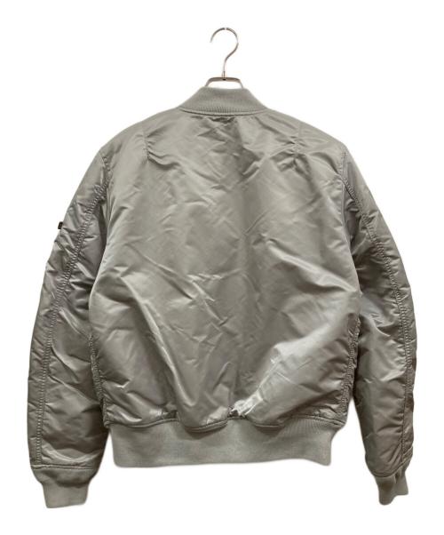 ALPHA（アルファ）ALPHA (アルファ) リバーシブルフライトジャケット グレー×レッド サイズ:XLの古着・服飾アイテム