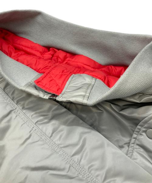 ALPHA（アルファ）ALPHA (アルファ) リバーシブルフライトジャケット グレー×レッド サイズ:XLの古着・服飾アイテム