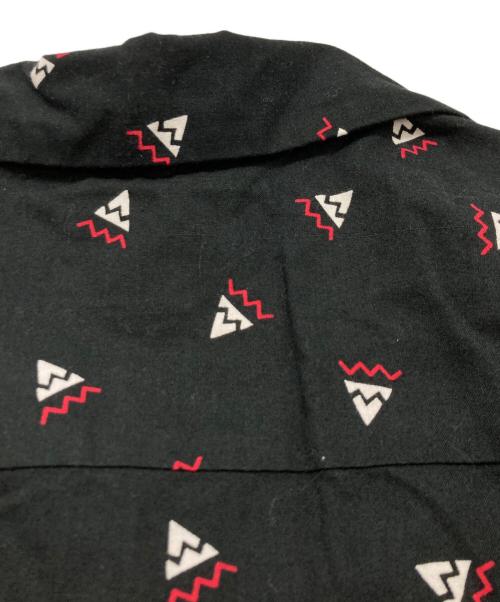 SUGAR CANE（シュガーケーン）SUGAR CANE (シュガーケーン) NATIVE AMERICAN BANDANA PRINT OPEN SHIRT ブラック サイズ:16の古着・服飾アイテム
