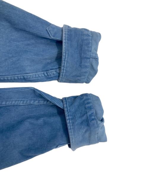 POLO RALPH LAUREN（ポロ・ラルフローレン）POLO RALPH LAUREN (ポロ・ラルフローレン) コーデュロイオープンカラーシャツ ブルー サイズ:Lの古着・服飾アイテム