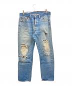 LEVI'Sリーバイス）の古着「66前期 赤耳501デニムパンツ」｜インディゴ