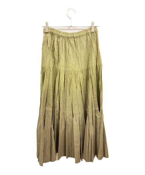 PLEATS PLEASE（プリーツプリーズ）PLEATS PLEASE (プリーツプリーズ) スカート グリーン サイズ:3の古着・服飾アイテム