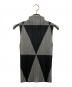 PLEATS PLEASE (プリーツプリーズ) ノースリーブカットソー ブラック×グレー サイズ:3：17000円