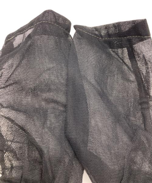 JUNYA WATANABE COMME des GARCONS（(ジュンヤワタナベ コムデギャルソン）JUNYA WATANABE COMME des GARCONS ((ジュンヤワタナベ コムデギャルソン) MESH CARGO POCKET UTILITY JACKET/メッシュ再構築N-3Bジャケット ブラック×ベージュ サイズ:ＸＳの古着・服飾アイテム