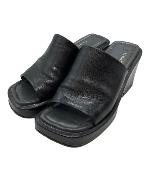 UNTISHOLD（アンチショルド）UNTISHOLD (アンチショルド) MARTA ブラック サイズ:37の古着・服飾アイテム