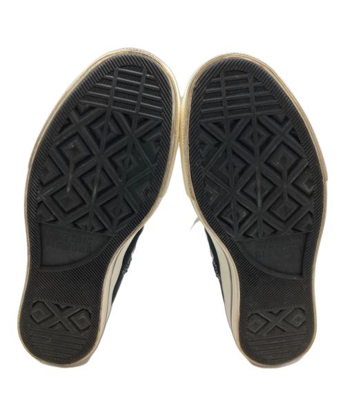 Hysteric Glamour（ヒステリックグラマー）Hysteric Glamour (ヒステリックグラマー) サイドジップハイカットスニーカー ブラック×ホワイト サイズ:26cmの古着・服飾アイテム