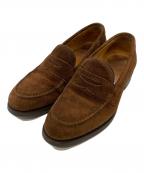 berwickバーウィック）の古着「スウェードローファー」｜ブラウン