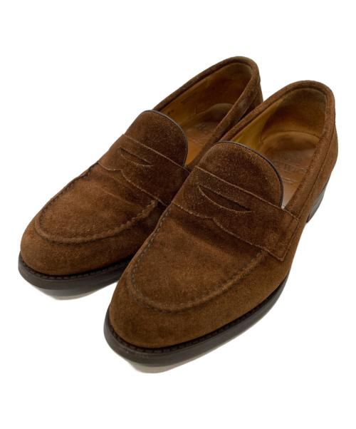 berwick（バーウィック）berwick (バーウィック) スウェードローファー ブラウン サイズ:5 1/2の古着・服飾アイテム