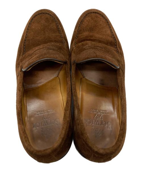 berwick（バーウィック）berwick (バーウィック) スウェードローファー ブラウン サイズ:5 1/2の古着・服飾アイテム