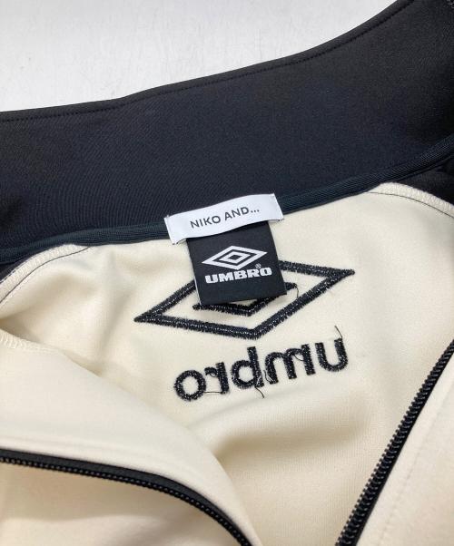 UMBRO（アンブロ）UMBRO (アンブロ) niko and (ニコアンド) 別注TRACK JACKET ホワイト サイズ:Lの古着・服飾アイテム