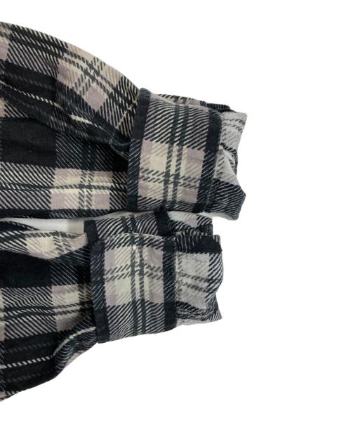 SUPREME（シュプリーム）SUPREME (シュプリーム) 24SS Printed Hooded Flannel Shirt ブラック サイズ:Sの古着・服飾アイテム