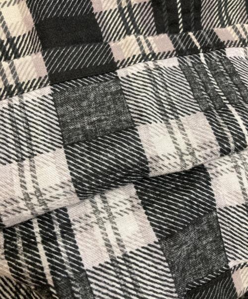 SUPREME（シュプリーム）SUPREME (シュプリーム) 24SS Printed Hooded Flannel Shirt ブラック サイズ:Sの古着・服飾アイテム